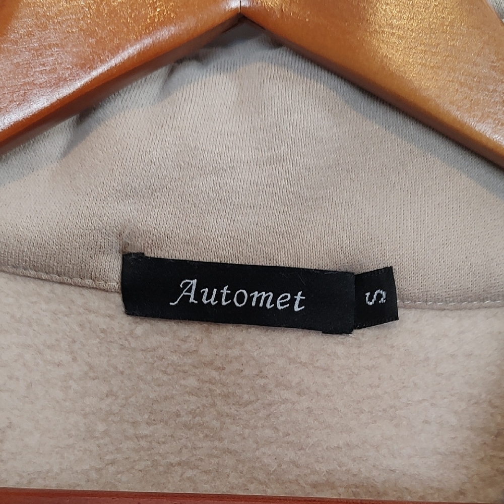 Women's Tan Half-Zip Sweater - Picture 6 of 7